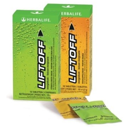 Herbalife 24- Sportvoeding-Lift Off Energiedrank Citroen- Limoen 10 tabletten