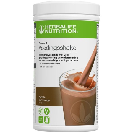 Herbalife- Formula 1- Zachte Chocolade shake 550 gr- maaltijdvervangers